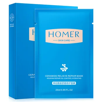 

Ceramide Relieve Repair Facial Mask 5-Pieces Boxed Hydrating Firming Elastic Moisturizing Oil Control Nourish