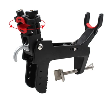 

Boat Fishing Rod Bracket Sea Anti-corrosion Holder Rest Clamp Black Foldable