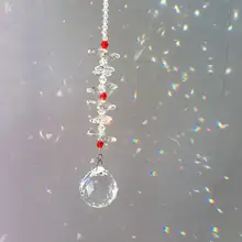 30 мм кристалл с восьмиугольным Бисером Окно Солнце Ловец коллекция бисера Suncatcher домашний декор Радуга производитель, прозрачный кристалл призмы