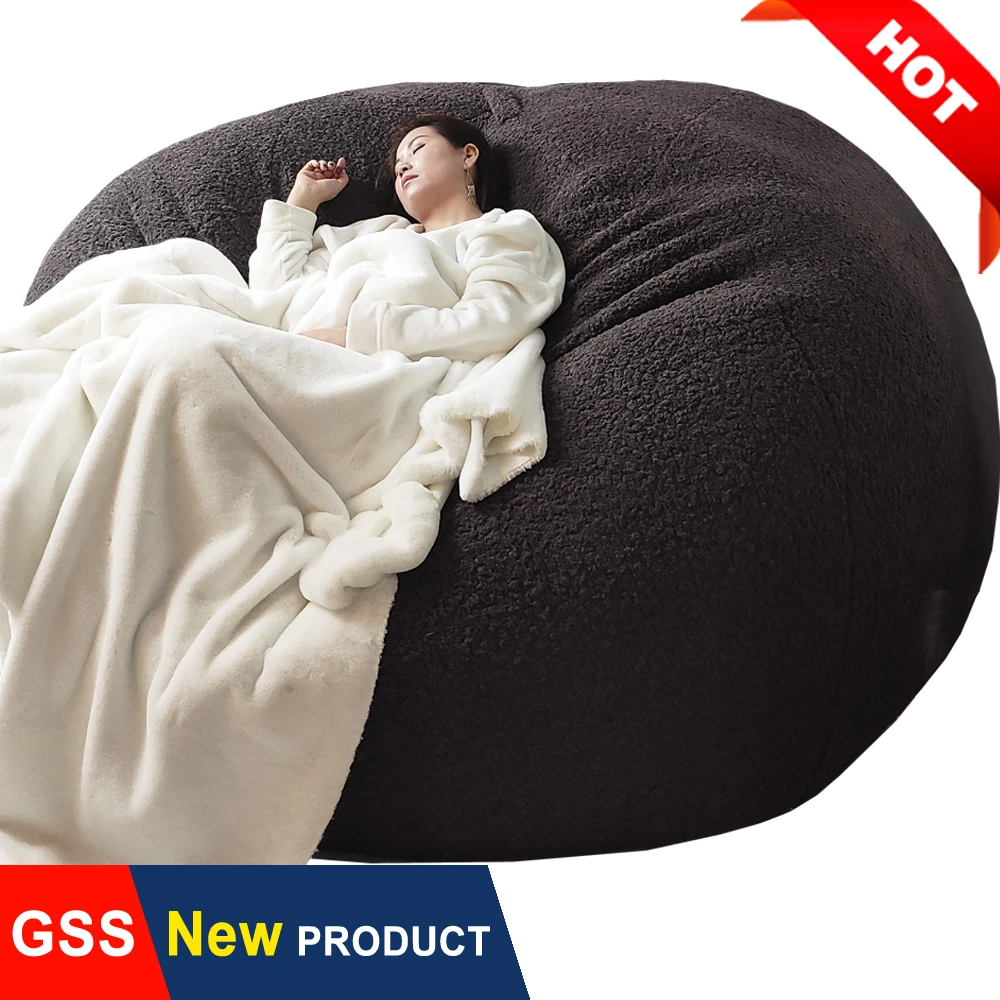 fluffy bean bag couch