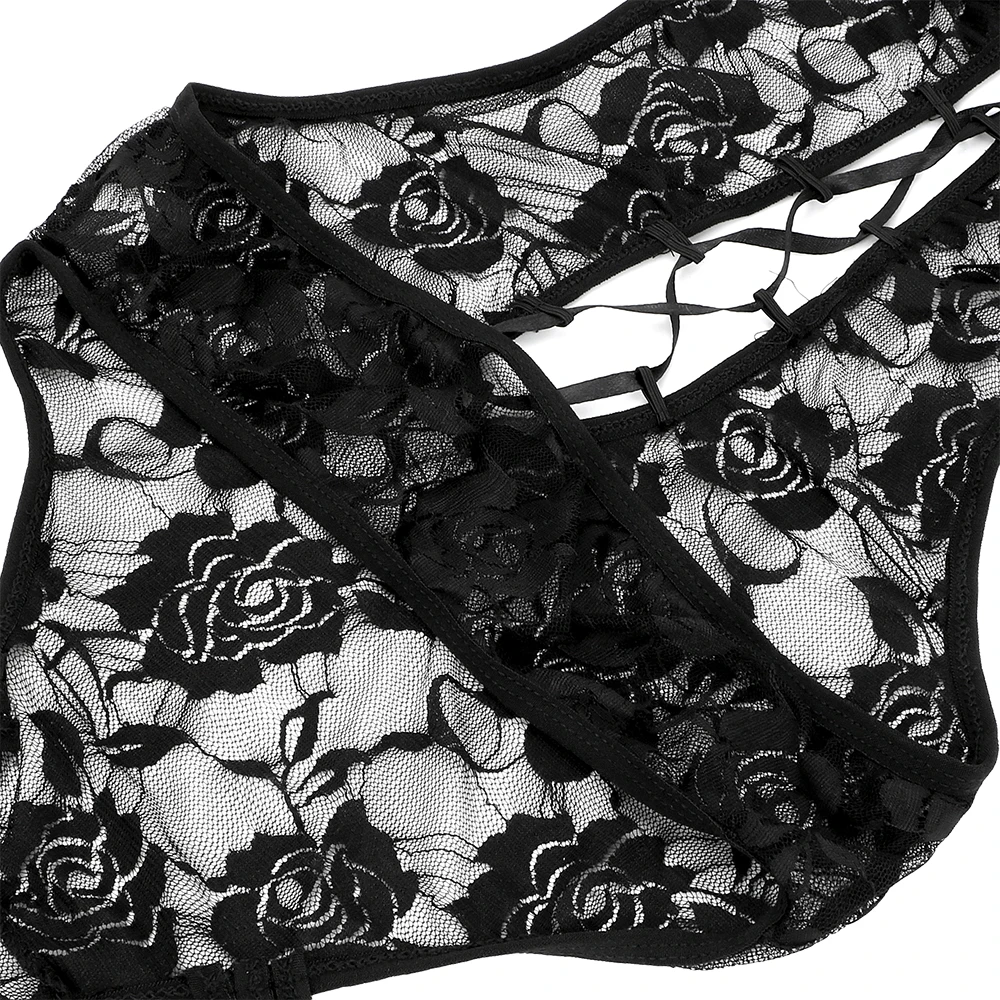 IKOKY нижнее белье кружевное платье Babydoll Косплей женское нижнее белье Ночное белье сексуальные эротические костюмы розовая ночная рубашка