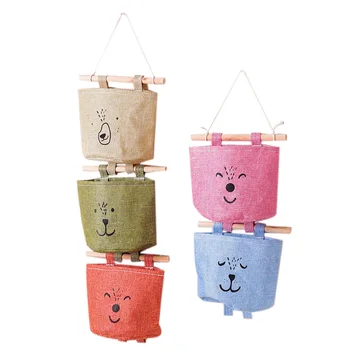 

Fashion Hanging Paper Towel Storage Bags Wall Mounted Wardrobe Hang Bags Wall Pouch Cosmetic Toys Organizer