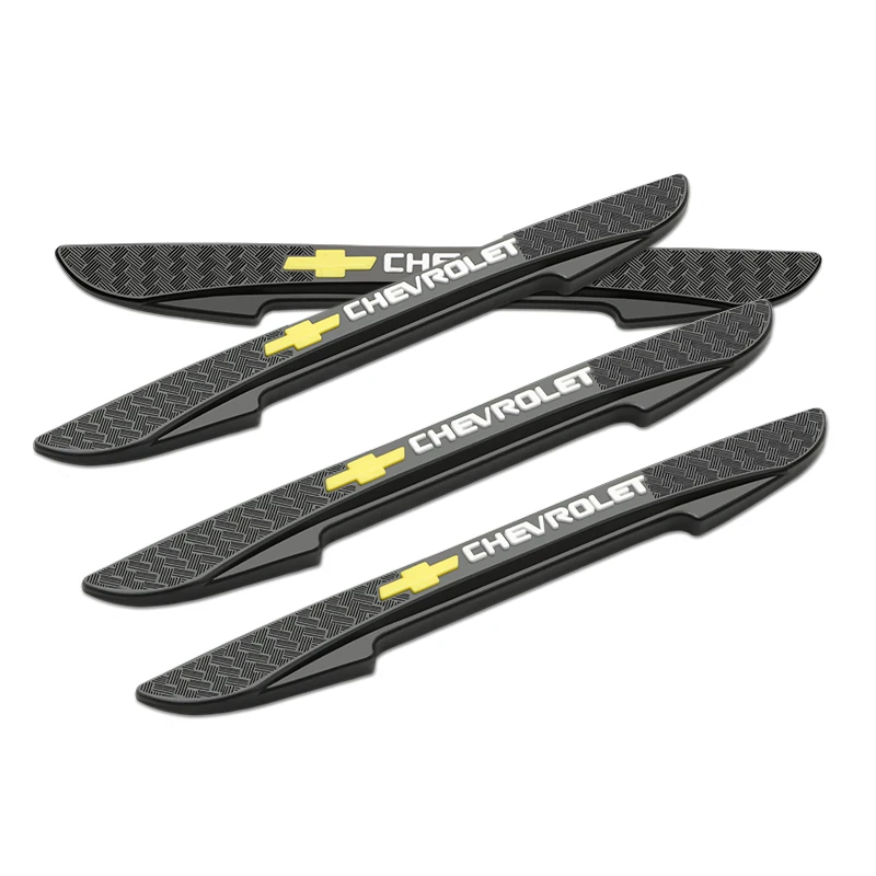 4PCS Bumper Anti-collision Strip Car Door Scratch Protector Stickers For Chevrolet Captiva Colorado Cruze Spark Malibu Trax Aveo |