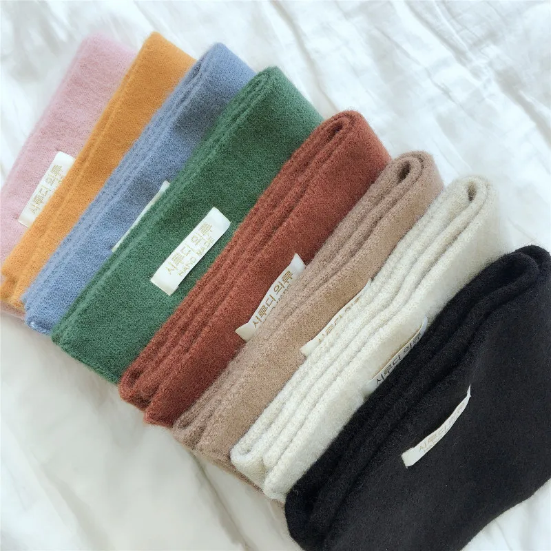 Solid Soft Women Scarf Cashmere-like Scarves Lady Shawls Wraps Winter Pashmina Femal Hijab Bandana Cachecol Foulard Poncho