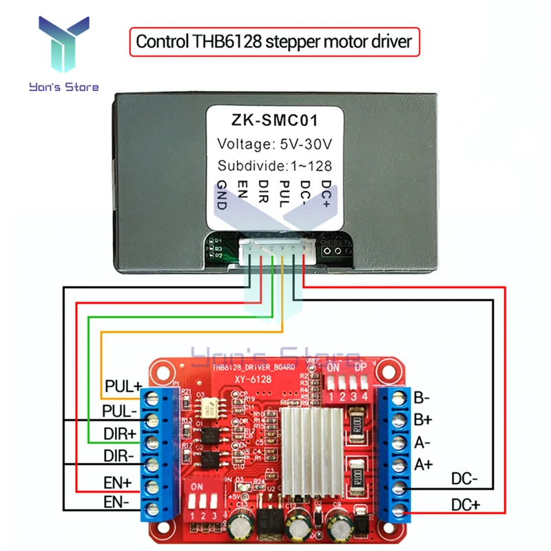 42 57 Stepper Motor Controller Positive and Reverse Angle Pulse Speed Control Board Programmable PLC Serial Communication Newest