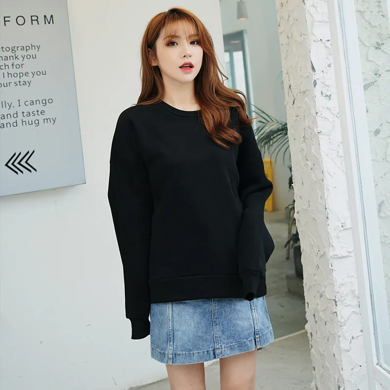 

Womens Hoodies Sweatshirt Autumn Long Sleeve Patchwork Drawstring Sweatshirt Hooded Pullover Tops Hoodiewhite color