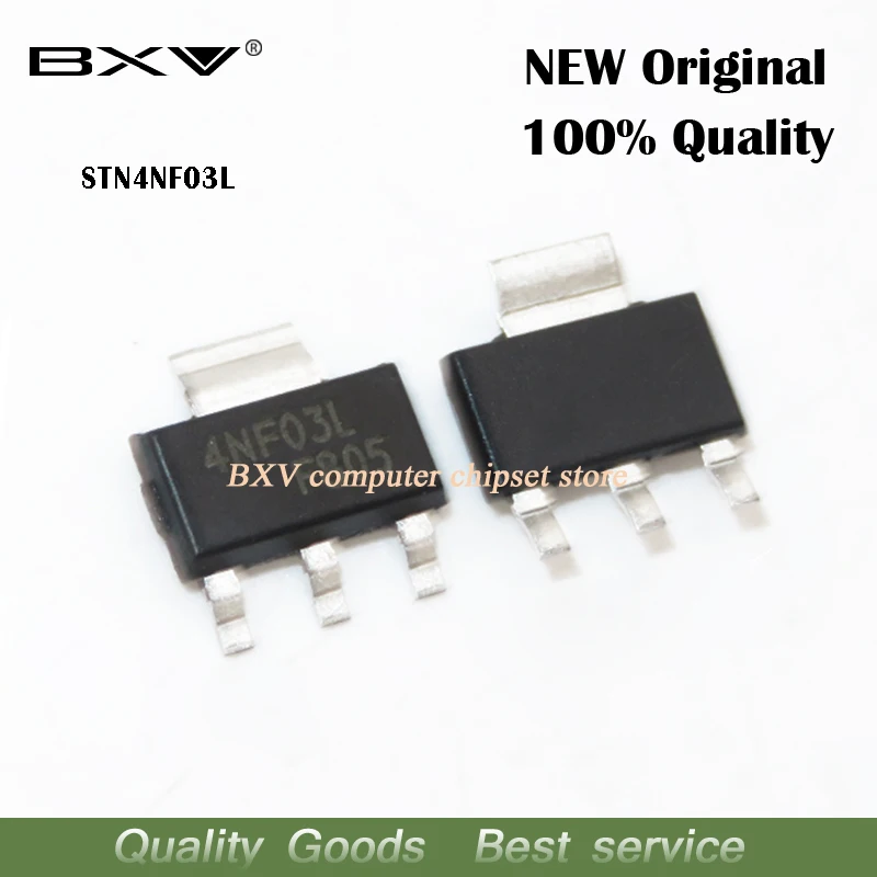 10pcs/lot STN4NF03L SOT223 N4NF03L SOT-223 STN4NF03 SOT 4NF03L MOS SMD new original | Электронные компоненты и