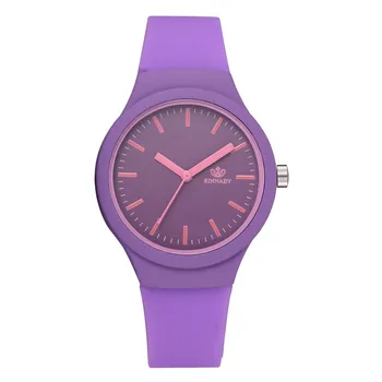 

Ladies Solid Pattern Wristwatch Clock Silicon Strap Fashion Women Watches Casual
