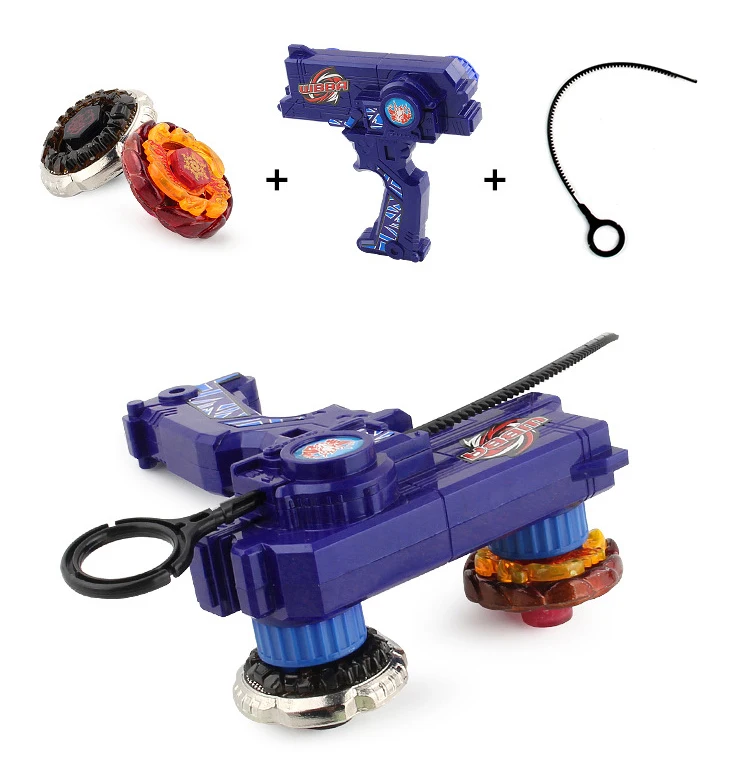 Beyblade Burst Toys Set With Dual Launchers,Beyblade Metal Fusion Spinning Top Toys For Competition (1)