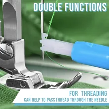 Бытовая швейная машина Автоматический нитевдеватель Leador игольчатый чейнджер 2 шт. счастливый Рождественский инструмент для Хэллоуина Herramientas