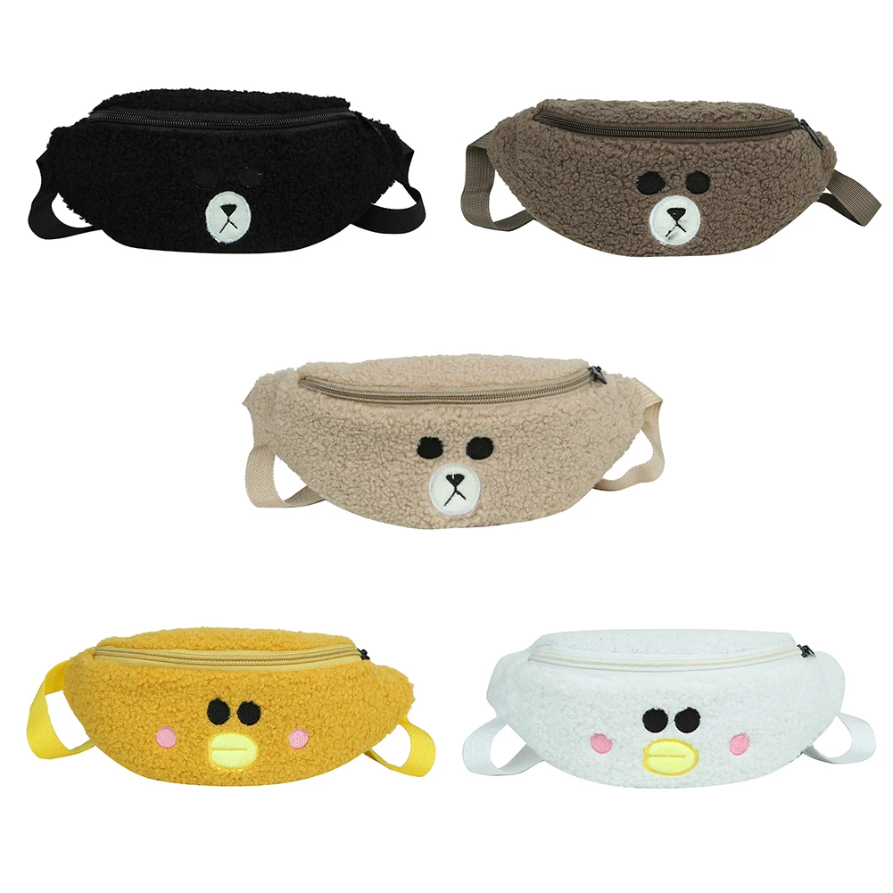 Дорожный кошелек для телефона карманный мультяшный женский плюшевый Кошелек