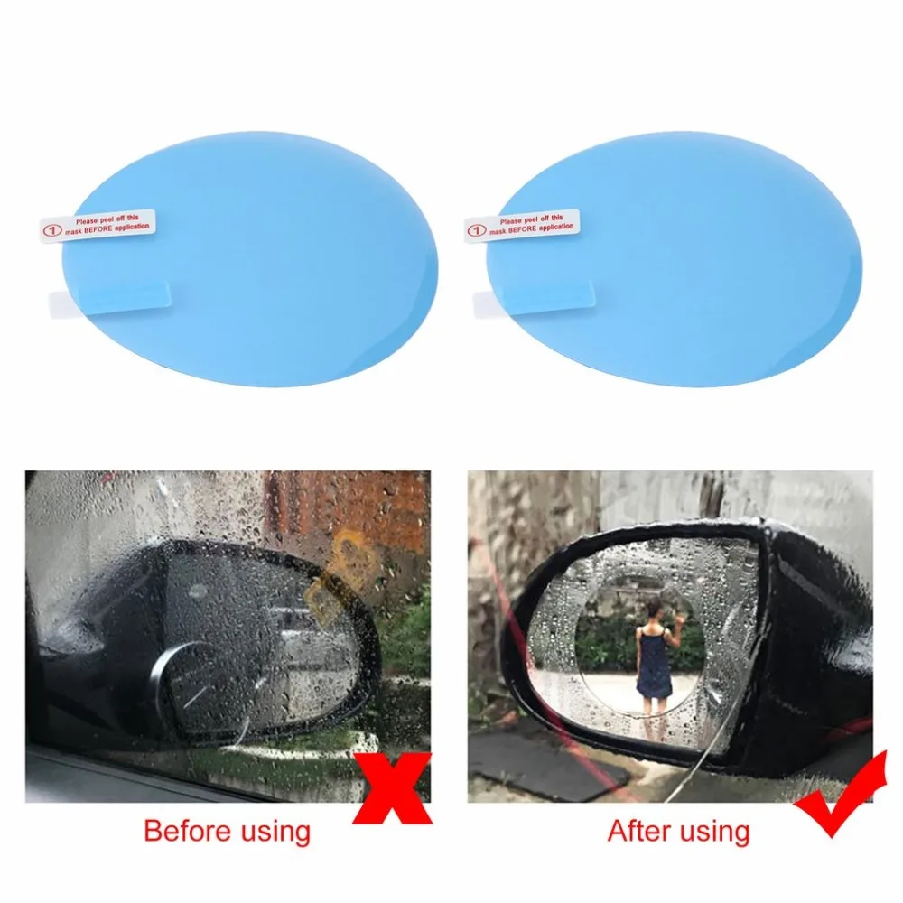 

Rearview Mirror Protector Anti-fog Anti Water Anti-stain Film Cover Mirror Multi-function Touch Panel Cover Heater Mirror