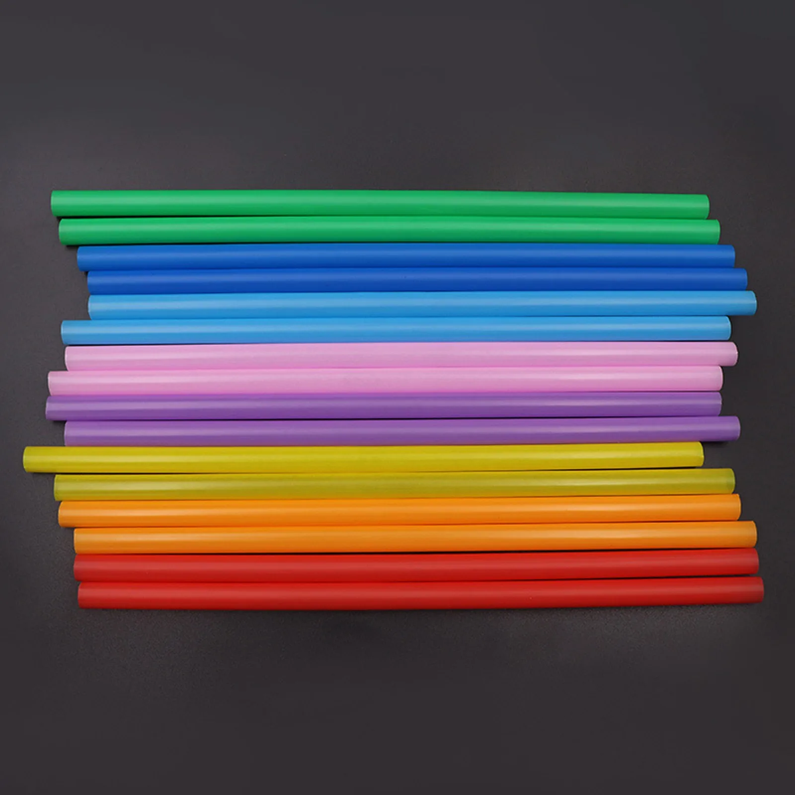 100 Stück extra lange Strohhalme Farbe Partybar gewidmet Haushalt 