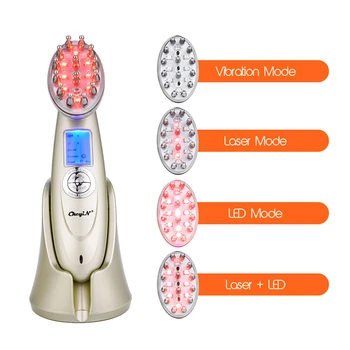 

Electric Laser Hair Growth Comb Anti Hair Loss Treatment Infrared RF Nano Red Light EMS Vibration Massage Hair Brush Hair Care46