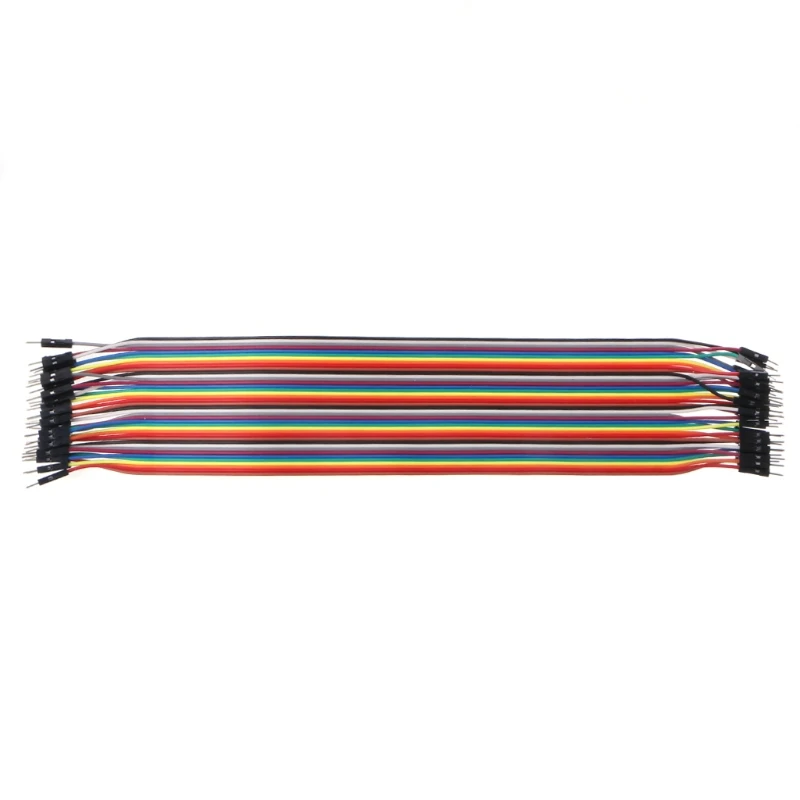 40 шт. кабели M-F/M-M/F-F Перемычка провод для макетной платы красочные GPIO ленты для DIY Kit