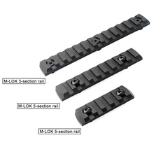 Тактический планка Вивера для KeyMod цевье прицела База аксессуары для ванной комнаты М-Лок Алюминий сплав 5-портовый 9-образными пазами 13-slot