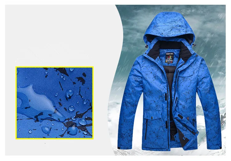 New Thicken Warm Ski Suit Men Women Winter Windproof Waterproof Skiing Gloves Snowboard Jacket Pants Suit Male Plus Size 3XL