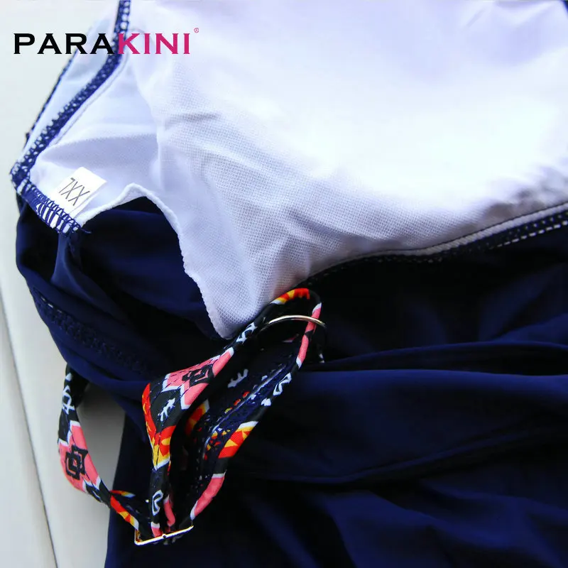 PARAKINI, женский купальник, черный, синий, танкини, большой, плюс размер, купальник,, женский купальник, раздельный, из двух частей, бикини, набор, XXXL