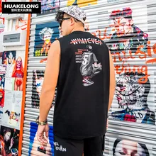 Производство оптом популярный бренд большого размера плюс размер d Menswear летние новые стильные накладные ногти мужской жилет без рукавов фигура