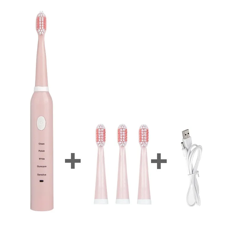 New 5 Cleaning Modes Charging Electric Toothbrush Oral Hygiene Cleaning Whitening Waterproof Sonic Vibration Electric Toothbrush