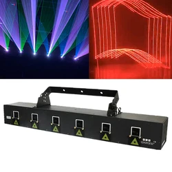 Proyector láser de línea de escáner, luz RGB de 12W, equipos de iluminación profesionales de escenario, DMX 512, controlador para DJ, fiestas y discotecas
