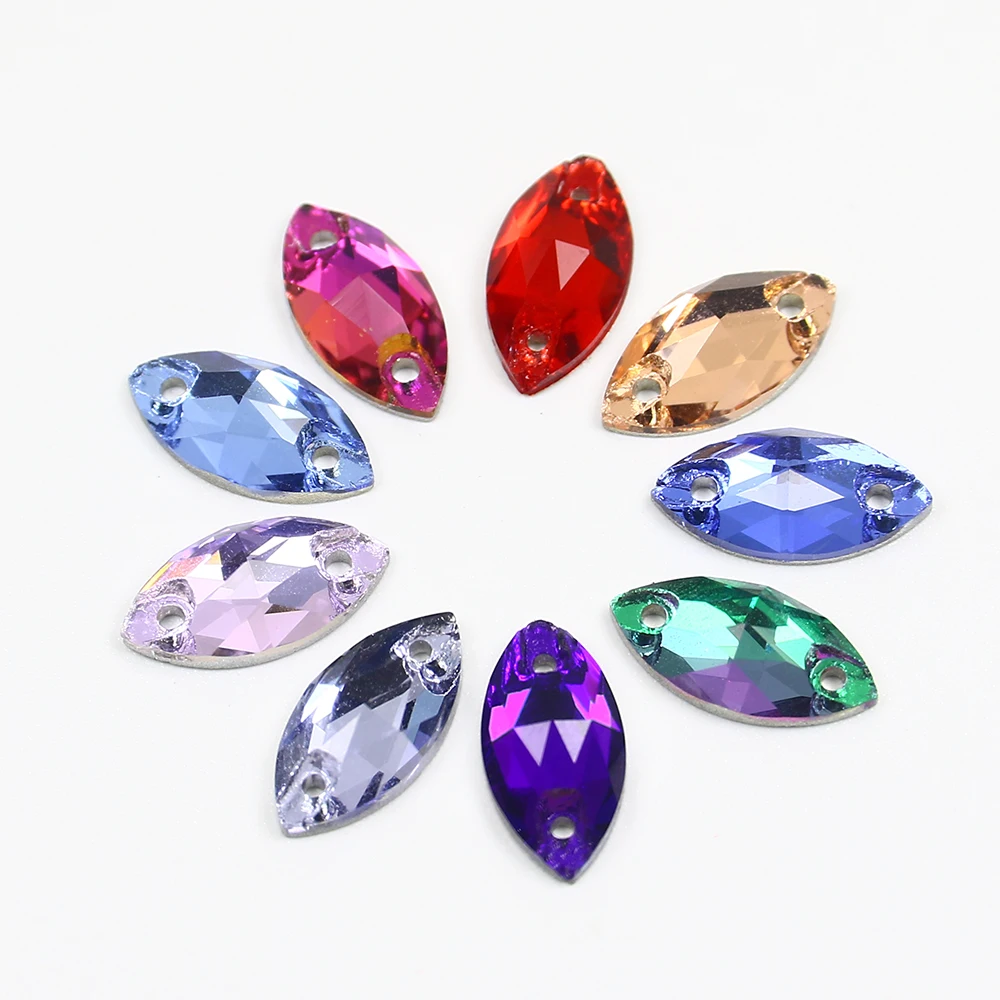 Rhinestone Sewing Horse Eye Diamond Shape Rhinestones Sew Sew Diamonds Crafts 12 Aliexpress