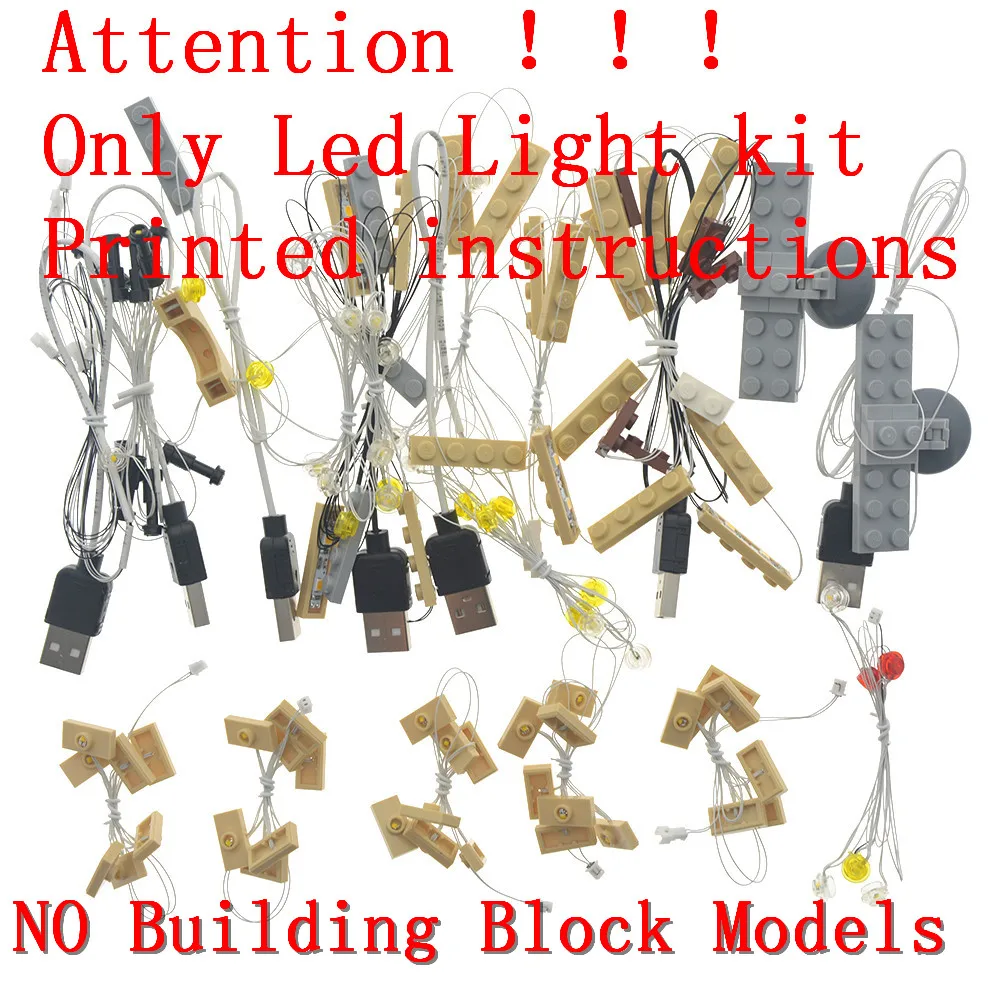 Skup Zestaw oświetleniowy led MTELE do zestawu oświetlenia zamkowego Hogwart kompatybilny z 71043 (bez modelu)