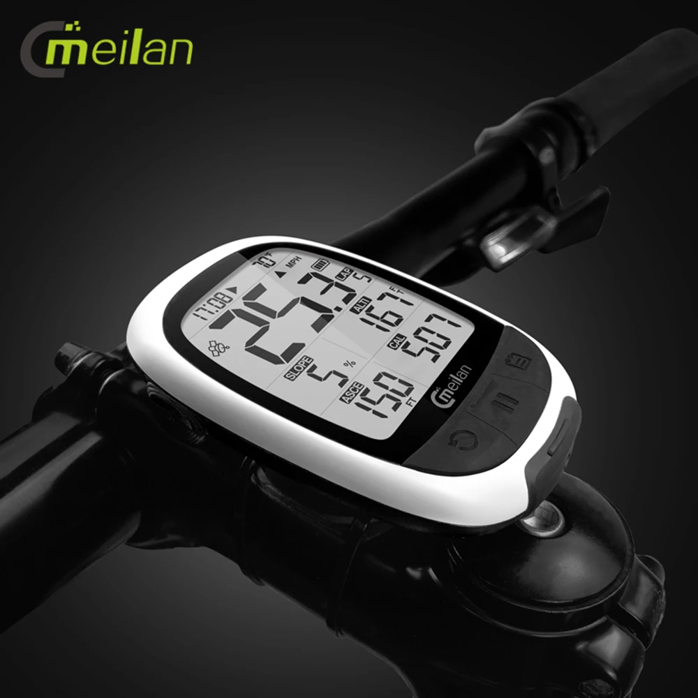 MEILAN M2 GPS для велосипеда компьютер Каденс пульсометр измеритель мощности велосипедный навигационный компьютер