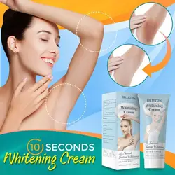 10 Seconds Whitening Cream Legs Knees Private Parts Body 60ml Bellezon Armpits Whitening Cream