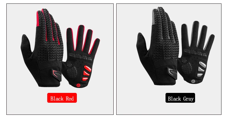 ROCKBROS, ветрозащитные перчатки для велоспорта, перчатки для езды на велосипеде с сенсорным экраном, перчатки для езды на горном велосипеде, теплые перчатки для езды на мотоцикле, осенне-зимняя одежда для велоспорта