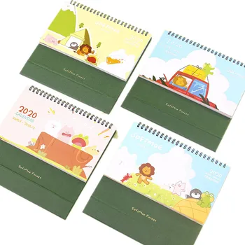

2020 Year Lovely Lion Frog Froest Animals Series Desk Calendar Daily Schedule Table Planner Agenda Organizer
