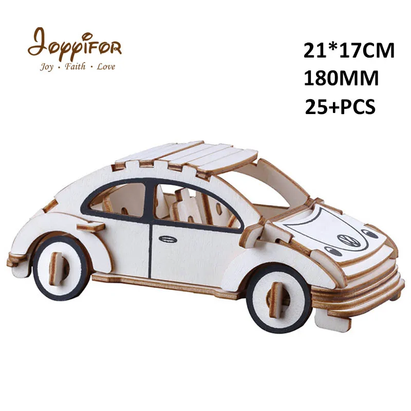 Новая 3D деревянная трехразмерная гоночная Автоцистерна DIY модель моделирования детские развивающие игрушки подарки