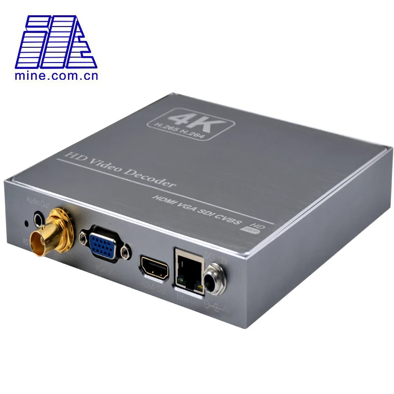 SDI декодер RTSP UDP HLS видео IP потоковая передача в HDMI H265 приемник|Теле- и