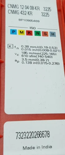 10 шт. твердосплавная вставка CNMG 120408-KR 3225