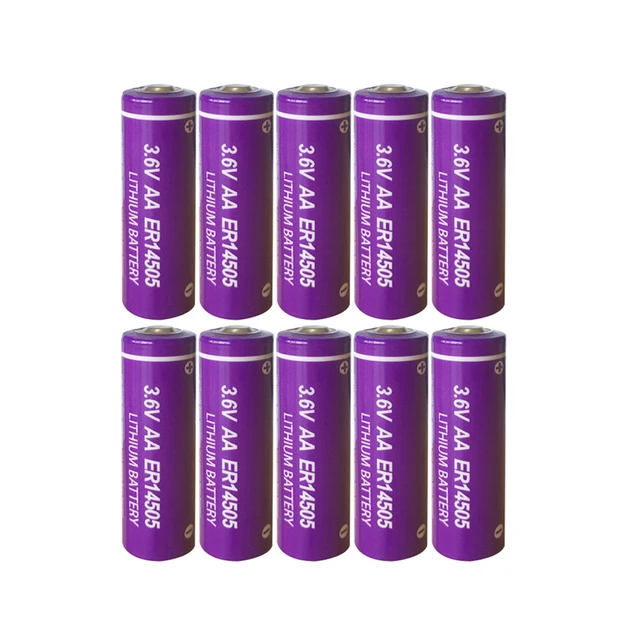 PKCELL – piles au lithium 3.6v aa, Non rechargeables, 2a, ER14505