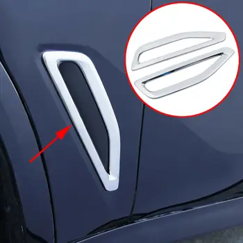 

Chrome Molding Car Side Vents Outlet Trim Cover Protector Parts Fit For BMW X5 G05 2019 2020 Accessories