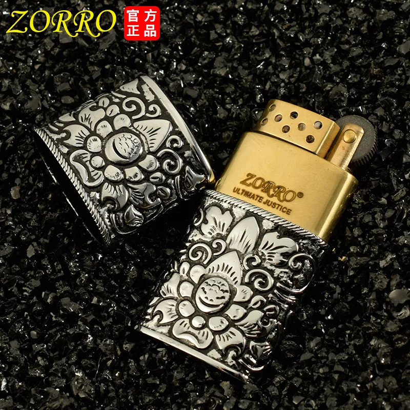 ZORRO 531 модель серии ветер травления процесс Чистый медный щит машина ZORRO керосиновая зажигалка