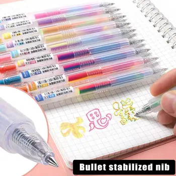 

5 pcs/set Novelty Mixed Dream Color Ink Gradient Gel Pen Pastel for Art Supply Sketch Scrapbooking Stationery Neutral Pen Set