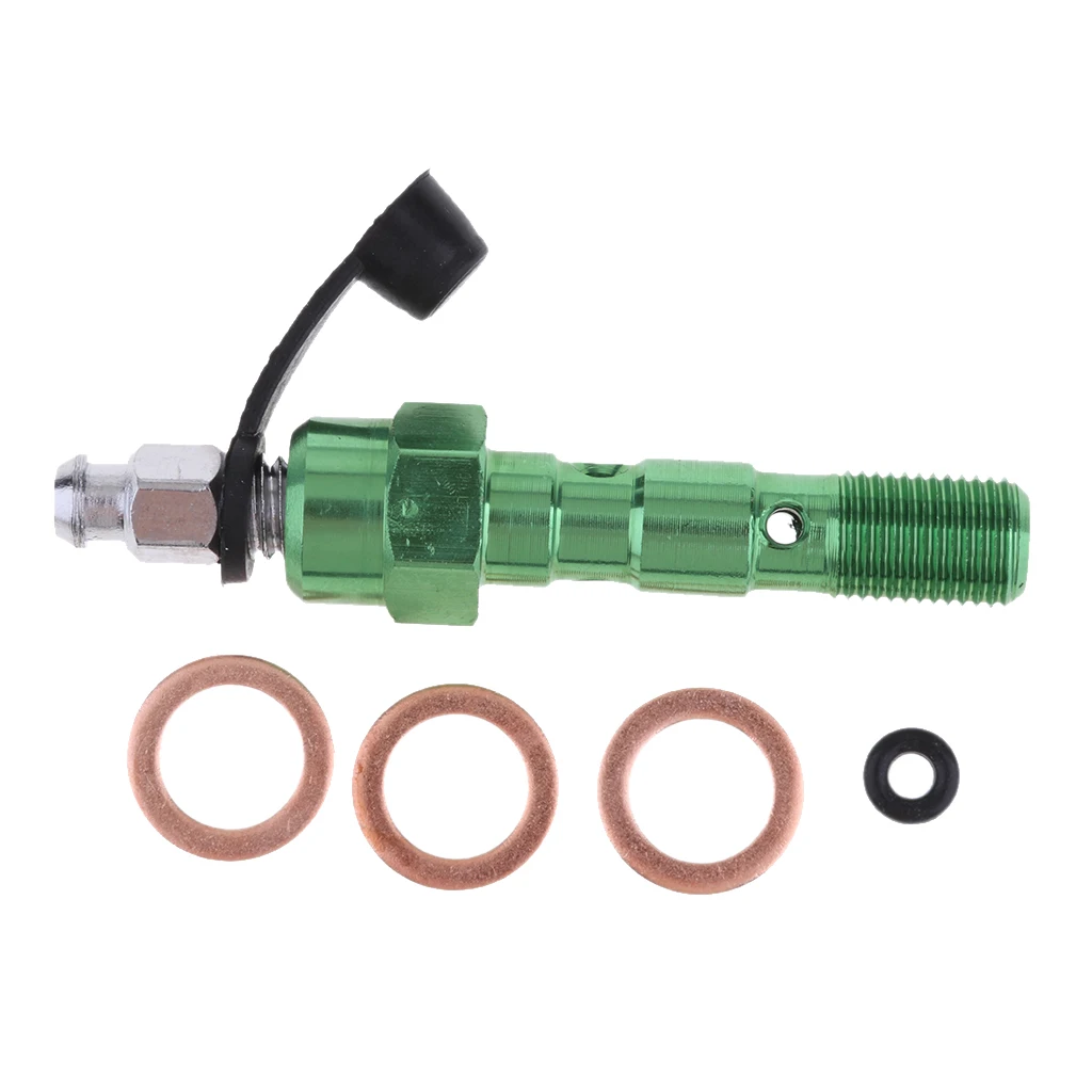 Motorcycle Double Banjo Bolts & Washers for Brake Caliper Master Cylinder M10 x1.25/M10 x 1.0mm