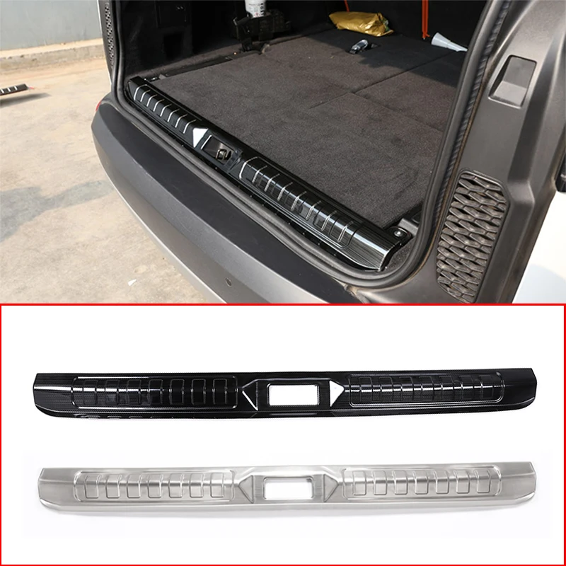 

Stainless Built-in Rear Bumper Protector Cover Guard Sill Scuff Plate For Land Rover Discovery 5 LR5 2017-2020 Car Accessories