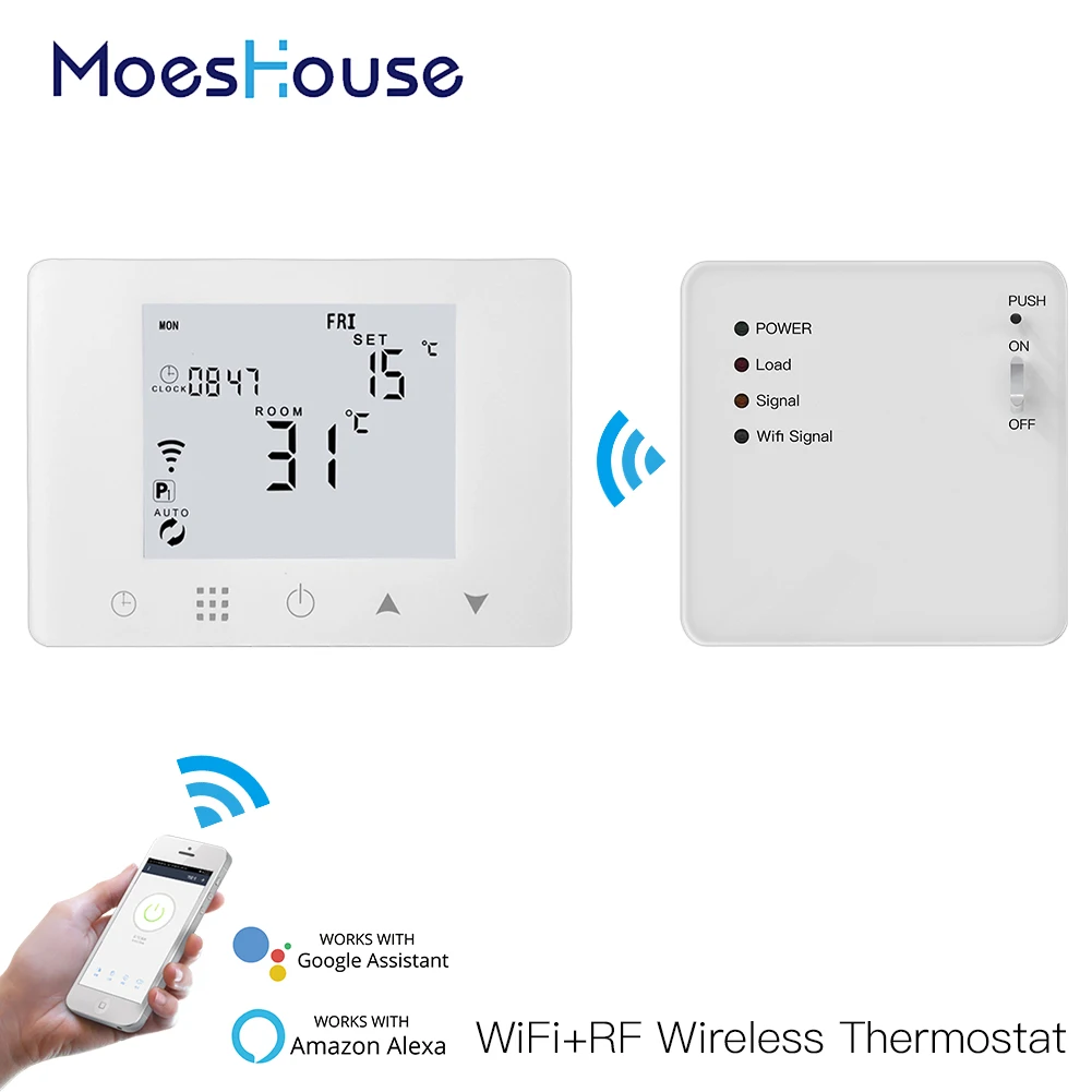 Умный настенный газовый котел с Wi Fi умный термостат для теплого пола и воды