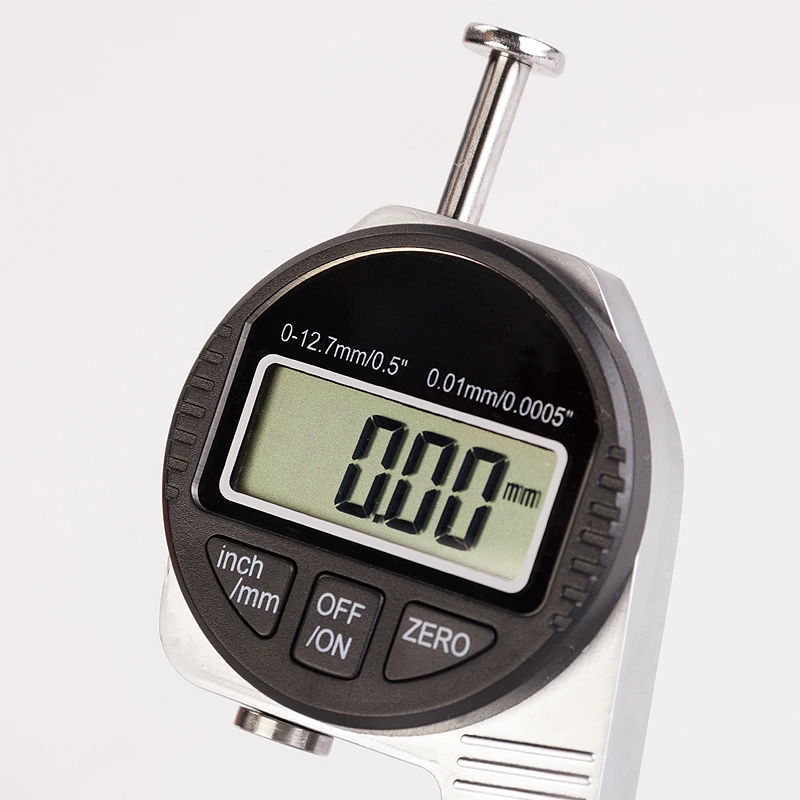 Портативный электронный циферблат индикатор толщина мини 0,01 мм цифровой толщиномер метр 12,7 мм измерительный инструмент циферблат Калибр тестер