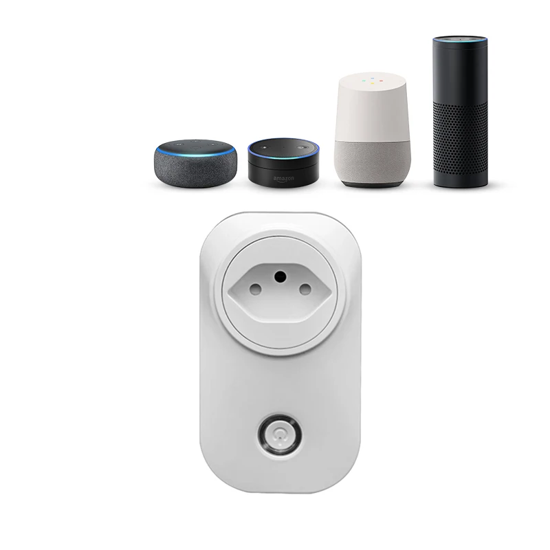 Brazil Standard Smart Socket Tomada Inteligente Wifi Liga Desliga Pelo Celular Automação Residencial App Controle | Электроника
