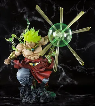 

Japan Anime Dragon Ball Z Super Saiyan Son Goku Broly The Burning Battles Ver. PVC Action Figure Model Decoration Doll lelakaya