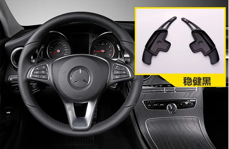 Автомобиль рулевое колесо сдвиг Paddle Shifter расширение для Benz W176 W205 W212 W222 W246 C117 W218 X156