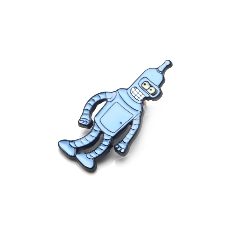 K649 мультфильм Futurama железная эмалированная брошь и броши рюкзак/сумки значок джинсовая брошь воротник ювелирные изделия подарки 1 шт