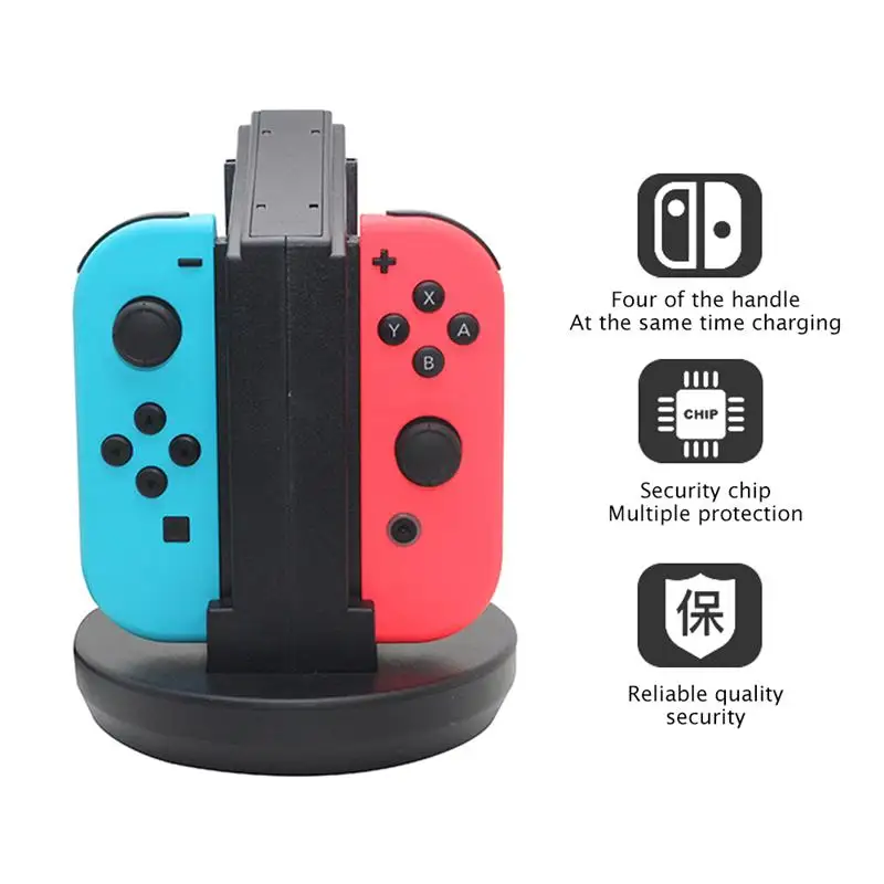 Charger Station for Nintend Switch Joy-con Controller Charging Dock Stand For Nintendo NS Joy con with LED Indicator
Charger Station for Nintend Switch Joy-con Controller Charging Dock Stand For Nintendo NS Joy con with LED Indicator