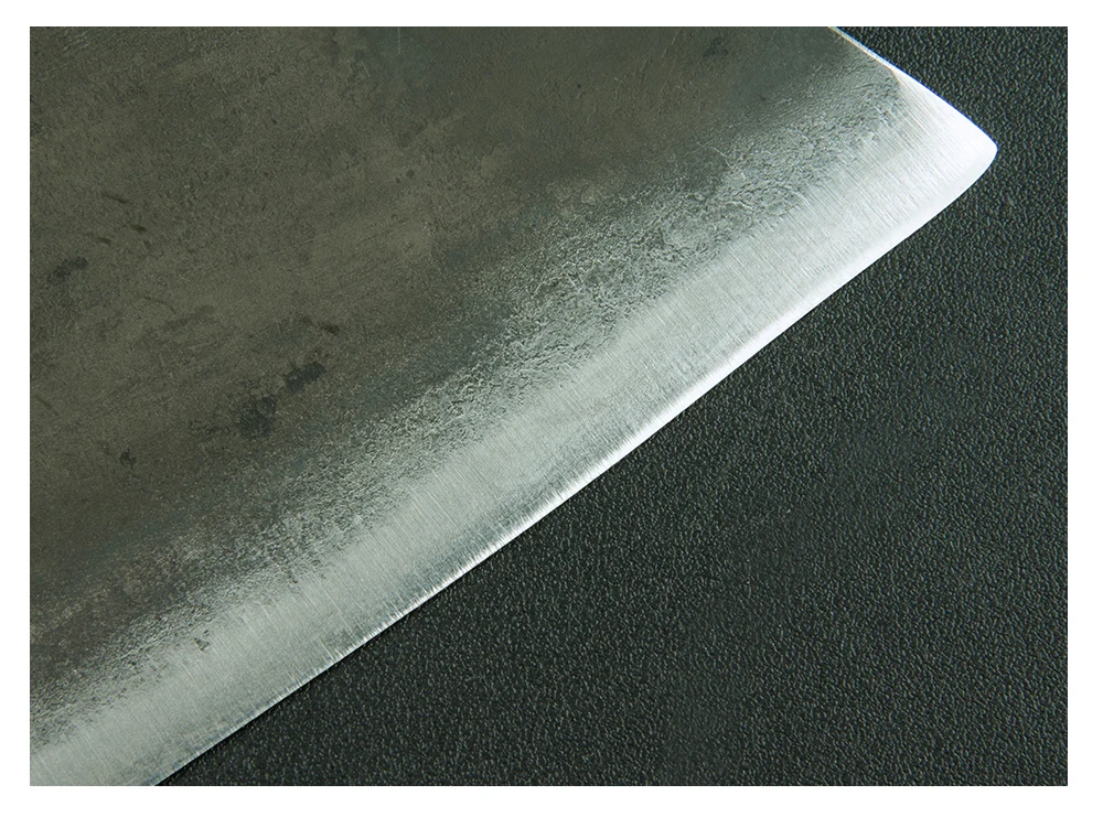 Дамасский ручной Кованый Нож для мясника с полной ручкой Tang высокоуглеродистый нож для мясника с нейлоновой оболочкой