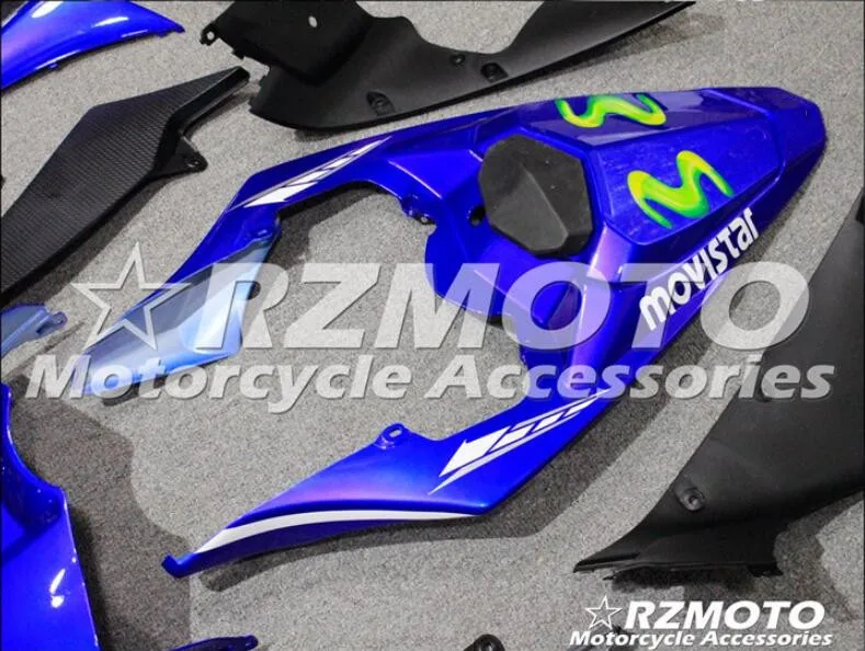 ABS форма мотоцикла Обтекатели подходят для Yamaha YZF-1000-R1 2009 2010 2011 09 10 11 обтекатель кузова набор на заказ синий черный