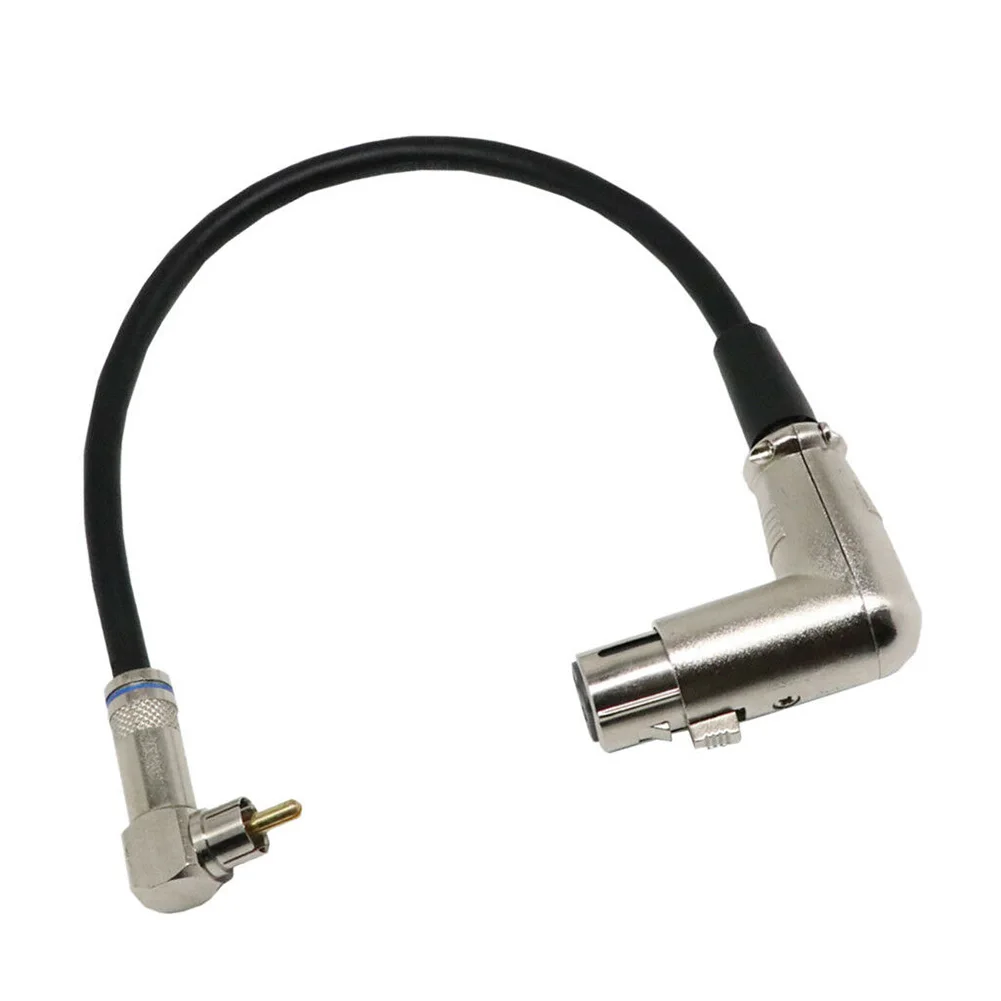 90 градусов XLR для женщин 90 градусов RCA Мужской стерео микрофон адаптер аудио кабель